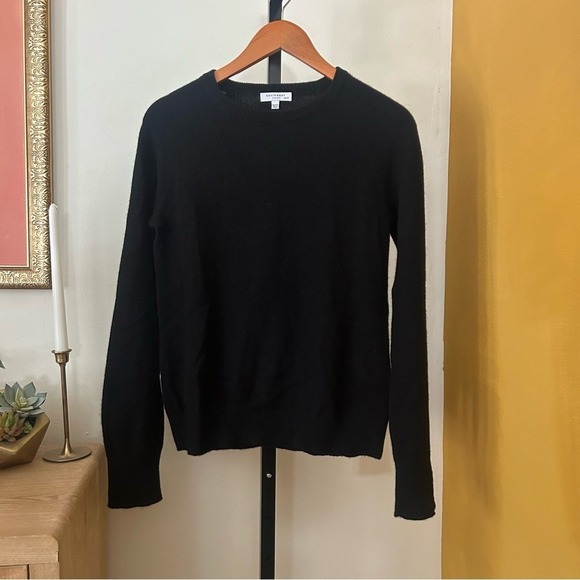 Equipment Femme 100% Cashmere Sloane Crew Neck Sweater Pullover Black $268 Sz XS - Picture 2 of 6
